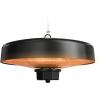 imageEAST OAK Patio Heater  1500W Infrared Heater Hanging Outdoor with IP65 Waterproof ampamp Dustproof Tipover ampamp Overheating Protection 2 Heat Settings with Remote Control