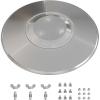 imageEAST OAK Patio Heater Reflector Shield Round Propane Heater Reflector Shield as Replacement Part for Outdoor Patio Heater with three Panels 33 Diameter RoundReflector Cap
