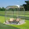 imageEAST OAK Weather Sports Tent for Fishing Sports Event  Pop Up Bubble Tent Instant Sun ampamp Rain Shelter  No Condensation Spacious Interior Ultra Visibility  All Weather Protection  6 x 6 FT50L50W689H