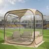 imageEAST OAK Weather Sports Tent for Fishing Sports Event  Pop Up Bubble Tent Instant Sun ampamp Rain Shelter  No Condensation Spacious Interior Ultra Visibility  All Weather Protection  6 x 6 FT60L60W768H
