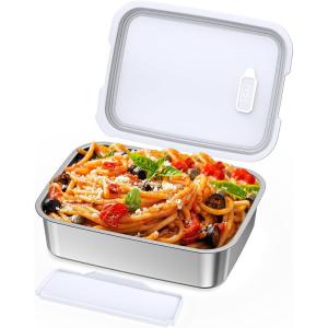 imageEAST OAK Cordless Electric Lunch Box for Adults Heated Lunch Box Battery Powered with Automatic Heating 55 Cups Portable Food Warmer with Insulated Carry BagSilver  Meal Container