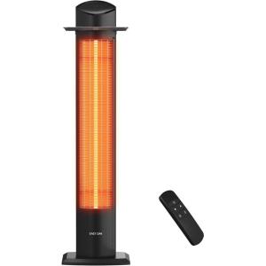 imageEAST OAK Electric Outdoor Indoor Heater 1500W Portable Patio Infrared With TipOver ampamp Overheating Protection 2 Heat Levels 24 Hours Timing IP55 Waterproof 2024 UpgradeElectric Heater2023