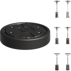 imageEAST OAK Patio Heater Reflector Shield Round Propane Heater Reflector Shield as Replacement Part for Outdoor Patio Heater with three Panels 33 Diameter RoundSand Box