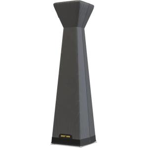 imageEAST OAK Pyramid Patio Heater Covers with 300D Oxford Fabric Zipper and Air Mesh Vent Waterproof ampamp Dustproof Pyramid Outdoor Heater Covers Wind Sunlight SnowResistant Greypyramid cover grey