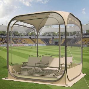 imageEAST OAK Weather Sports Tent for Fishing Sports Event  Pop Up Bubble Tent Instant Sun ampamp Rain Shelter  No Condensation Spacious Interior Ultra Visibility  All Weather Protection  6 x 6 FT72L72W866H