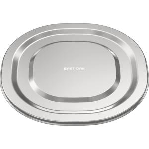 imageEast Oak Fire Pit Lid for 21 Camber Smokeless Fire Pit Only 304 Stainless Steel Fire Pit Accessories for Outdoor Fire pits Waterproof AntiRust and AllWeather Resistant 19quot D x 078quot H27 inch