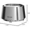imageEAST OAK Camber Smokeless Fire Pit 29quot Stainless Steel Fire Pits for Outside Large Wood Burning Firepit with Poker ampamp Removable Ash Pan Portable Bonfire Pit for Patio Backyard Chisel SteelChisel Steel