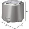 imageEAST OAK Camber Smokeless Fire Pit 29quot Stainless Steel Fire Pits for Outside Large Wood Burning Firepit with Poker ampamp Removable Ash Pan Portable Bonfire Pit for Patio Backyard Chisel SteelChisel Steel