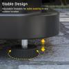 imageEAST OAK 32 Propane Fire Pit Table 50000 BTU Steel Gas FirePit for Outdoor Outside Patio Deck and Garden CSA Certified Fire Table with Magnetic Lid CoverStorage Basket and Lava Rock  BlackBlack