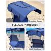 imageEast Oak Camping Folding Chair Heavy Duty Support 500 LBS Camping Chairs for Adults 600D Oxford Lawn Chairs with Side Pocket and Cup Holder Outdoor Chairs for Sports Beach Fishing BlueBlue