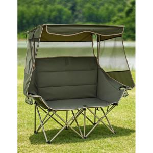 imageEast Oak Camping Folding Chair Heavy Duty Support 500 LBS Camping Chairs for Adults 600D Oxford Lawn Chairs with Side Pocket and Cup Holder Outdoor Chairs for Sports Beach Fishing BlueGreen