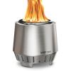 imageEast Oak Camber Smokeless Fire Pit 17 for Outdoor Patio 304 Stainless Steel Wood Burning Fireplace Portable Bonfire Pit with Poker Stand amp Removable Ash Pan for Campingstainless steel